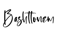 Bashttonem Font Image