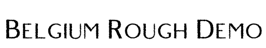 Belgium Rough Demo