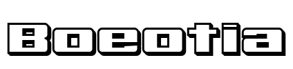 Boeotia Font Image