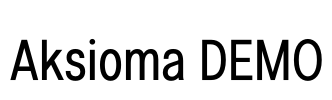 Aksioma DEMO Font Image