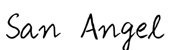 San Angel Font Image