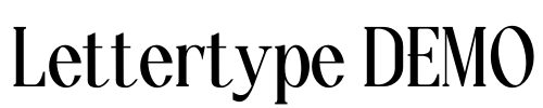 Lettertype DEMO Font Image