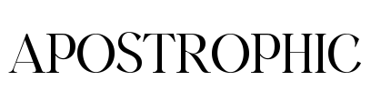 APOSTROPHIC