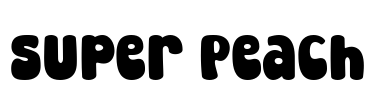 Super Peach Font Image