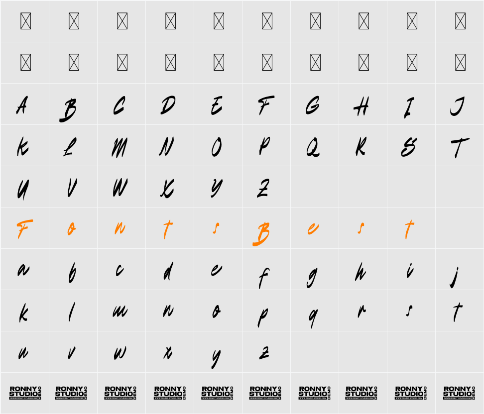 Darelle Collins DEMO Character Map