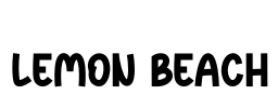 Lemon Beach Font Image
