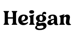 Heigan Font Image