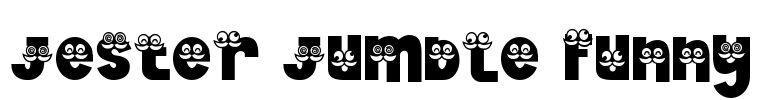 Jester Jumble Funny Font Image