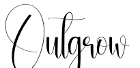 Outgrow Font Image