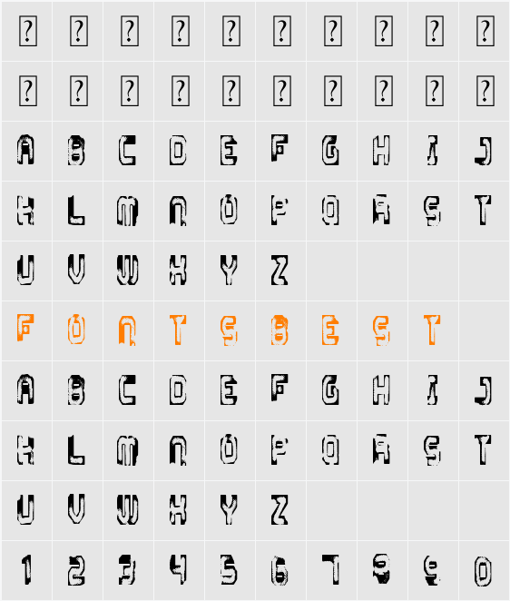 Manifiesto Conservador Character Map