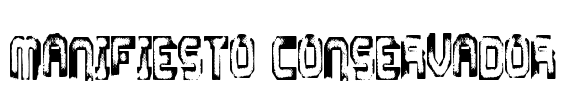 Manifiesto Conservador Font Image