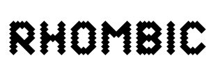 Rhombic Font Image