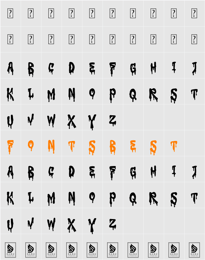 Zomblo Character Map
