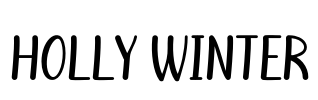 Holly Winter Font Image