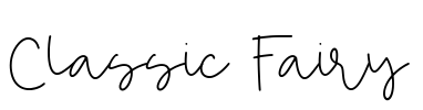Classic Fairy Font Image