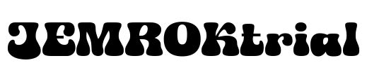 JEMROKtrial Font Image