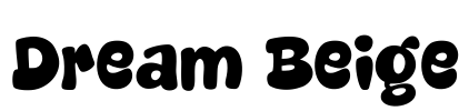 Dream Beige Font Image