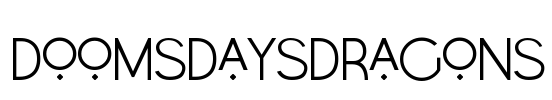 DoomsdaysDragons Font Image
