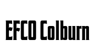 EFCO Colburn Font Image