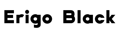 Erigo Black Font Image