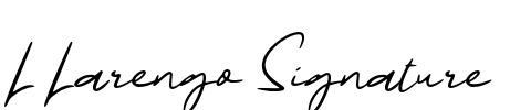 L Larengo Signature