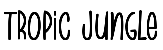 Tropic Jungle Font Image