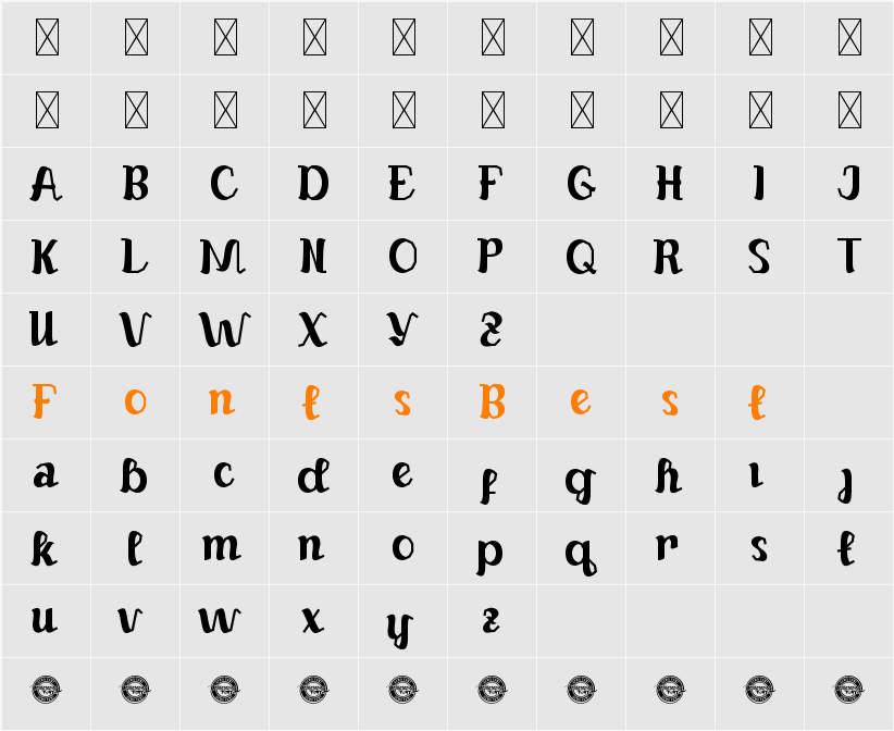 GeenishDemo Character Map