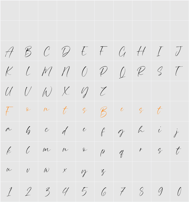 Prince August Character Map