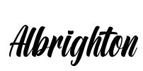 Albrighton Font Image