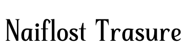 Naiflost Trasure Font Image