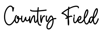 Country Field Font Image