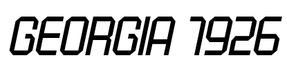 Georgia 1926 Font Image