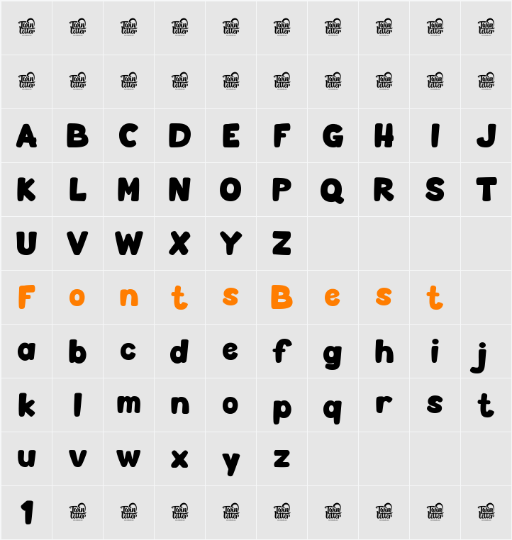 Adhosekle Trial Character Map