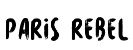 PARIS REBEL Font Image