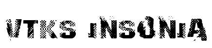 VTKS INSONIA Font Image