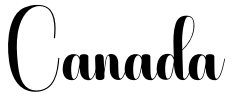 Canada Font Image