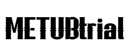 METUBtrial Font Image
