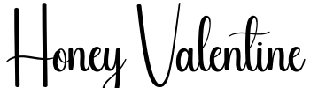 Honey Valentine Font Image