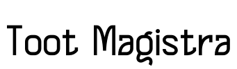 Toot Magistra Font Image