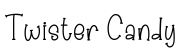 Twister Candy Font Image