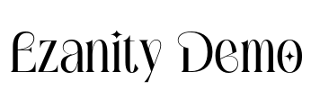 Ezanity Demo Font Image