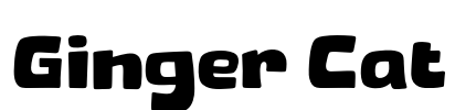 Ginger Cat Font Image