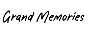 Grand Memories Font Image