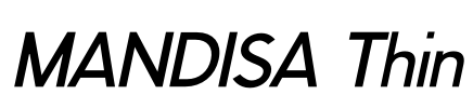 MANDISA Thin Font Image