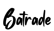 Batrade Font Image