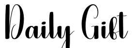 Daily Gift Font Image