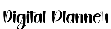 Digital Planner Font Image