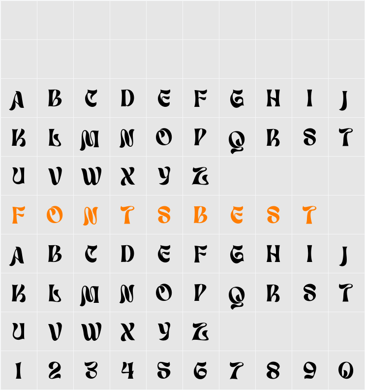 Lostar Character Map