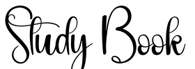 Study Book Font Image