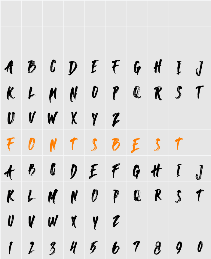 Against SVG Character Map